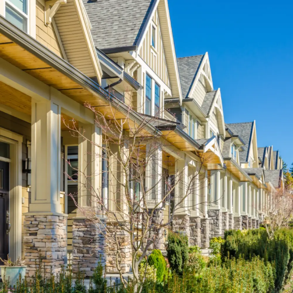 row of houses